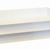 2 Stück Gärboxen 60 x 40 x 7 cm weiß eco Gastlando 