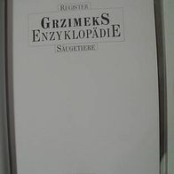 Grizmeks Tierleben Enzyklopädie Registerband Säugetiere