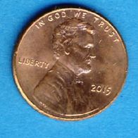 USA 1 Cent 2015