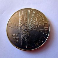 Kuba Münze 1 Peso, Cuba Revolucion 30 Jahre, 1959-1989, Fidel Castro, unc.
