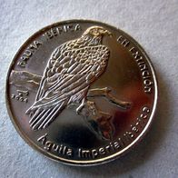 Kuba Münze 1 Peso, Cuba, Gedenkmünze bedrohte Tierwelt, Aguila/ Adler, Fauna 2004