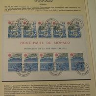 Monaco, MNr.1746/47 Block 32 gestempelt