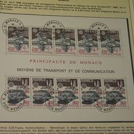 Monaco, MNr.1859/60 Block 39 gestempelt