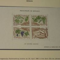 Monaco, MNr.1810/13 Block 36 postfrisch
