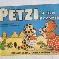 Petzi in den Pyramiden- BRQ-1. Auflg.50er Jahre