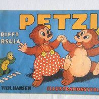 Petzi trifft Ursula- BRQ-1. Auflg.50er Jahre.. Rarität !