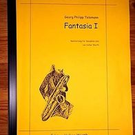 Fantasia 1 von G. Ph. Telemann f. Saxophon Solo