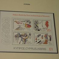 Zypern, MNr.651/54 Block 13 postfrisch