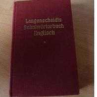 Langenscheidts Schulwörterbuch Englisch von 1953