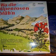 Franzl Lang - Wo die Alpenrosen blühn - 10" Philips - 1a !