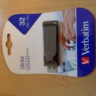 USB Stick Verbatim Slider 32 GB - Neu