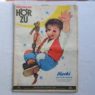 Mecki-Hör Zu, Heft 1959,43 mit Mecki Titel- Rarität !!