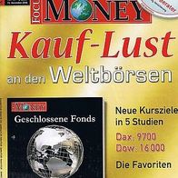 Focus Money 47/2006 + Sonderbeil. "geschlossene Fonds"