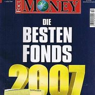 Focus Money 2/2007: Die besten Fonds