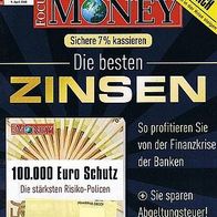 Focus Money 16/2008: Die besten Zinsen