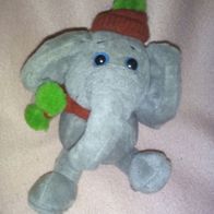 Plüsch - Weihnachts - Deko - Elefant
