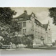 Ansichtskarte / Postkarte Luckenwalde Gerhart-Hauptmann-Schule 1959 gel.