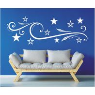 Wandtattoo Ornament Verschnörkelte Ranke Family Familie Wandsticker Sticker 