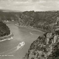 alte AK Rheinschleife Loreley