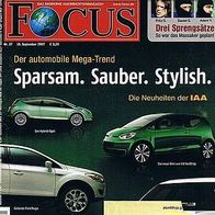 FOCUS 37/2007: Die Neuheiten der IAA