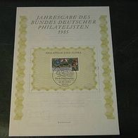 Jahresgabe 1985 Bund deutscher Philatelisten