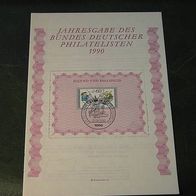 Jahresgabe 1990 Bund deutscher Philatelisten