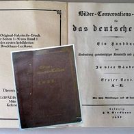 Bilder-Conversations-Lexikon Brockhaus 1837, Faksimile