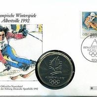Numisbrief "Olymp. Winterspiele Albertville 1992", ##304