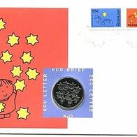 Numisbrief ECU, Ecu Niederlande 1995 "Sterne". ..##306