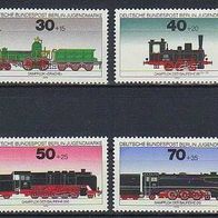 Berlin 488 - 491 (Jugend - Lokomotiven) postfrisch