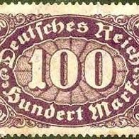 211 Deutsches Reich, Wert 100 Mark