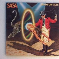 Saga - Heads Or Tales (Neo-Prog.) , LP - Polydor 1983