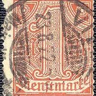161 Deutsches Reich, Wert 1 M - Dienstmarke