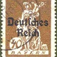 206 Deutsches Reich, Wert 40 Pfennig - Bayern