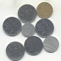 LOT mit 8 Münzen Italien 1953-1989 #57