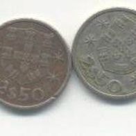 LOT mit 2 Münzen Portugal 1979/1980 #69