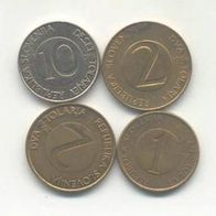 LOT mit 4 Münzen Slowenien 1995-2004 #50