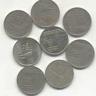 LOT mit 8 Münzen Thailand #71