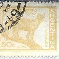 013 Argentinien - Argentina, Wert 50 Centavos - Puma
