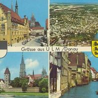 Ulm / Donau - ungelaufen, Stempel vom Münster #k21