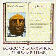 Simple Minds - Someone Somewhere - EMI (UK) 7" Single