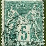 020 Frankreich - Requblique Francaise, Wert 5