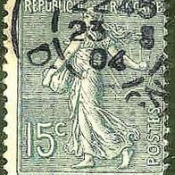 031 Frankreich - Postes Republique Francaise - Wert 15 c