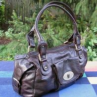 Handtasche "Bella Roma", braun, weich