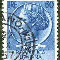 001 Italien - Poste Rebubblica Italiana, Wert 60 Lire
