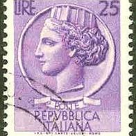 003 Italien - Poste Rebubblica Italiana, Wert 25 Lire
