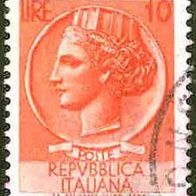 006 Italien - Poste Repubblica Italiana, Wert 10 Lire