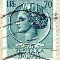 023 Italien - Poste Repubblica Italiana, Wert 70 Lire