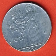 Italien 100 Lire 1958