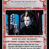 Star Wars CCG - I´ve Decided To Go Back - Coruscant (COR)